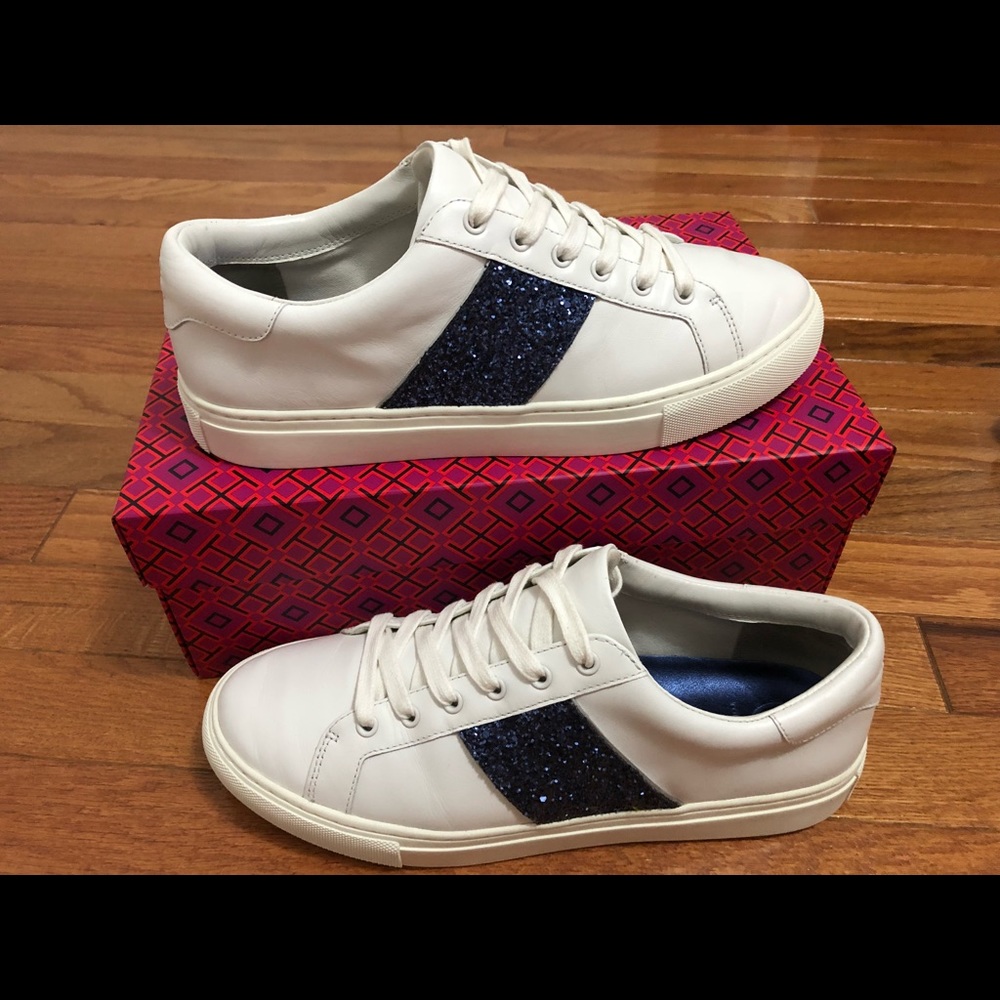 Tory Burch Carter Glitter Sneakers - Picture 3 of 8